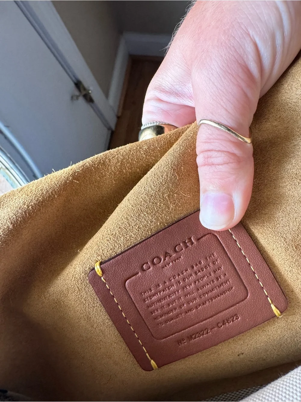 COACH Soft tabby NWOT
